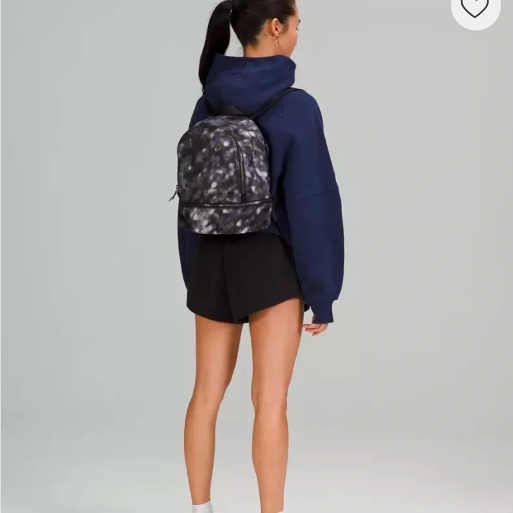 Lululemon City Adventurer Soft Focus Splatter Grey Mini Backpack 10L